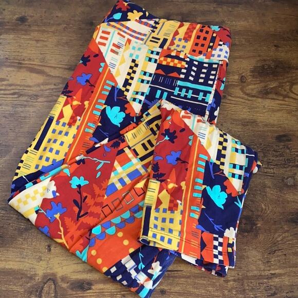 Fall LuLaRoe Multi-Design Full Length Leggings - Picture 1 of 9